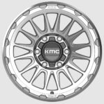 KM542 17X9.0 ET18 6X139.7 Gloss Silver w Machined Face-1
