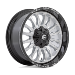 fuel arc d798 20x9 6lug et1 6lug milled face brushed silver w black lip a1 png Formula Wheel | rims & tryes in kuwait Formula Wheel | rims & tryes in kuwait