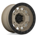 BLACK RHINO AVENGER BEADLOCK 17x8.5 6LUG ET-30 DESERT SAND W BLK RING-std-700