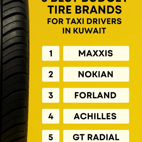 5 Best Budget Tire Brands for Taxi Drivers in Kuwait