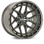 Angled HFX 1 Matte Gunmetal Vossen Hybrid Forged Wheel 6 Lug Formula Wheel | rims & tryes in kuwait Formula Wheel | rims & tryes in kuwait