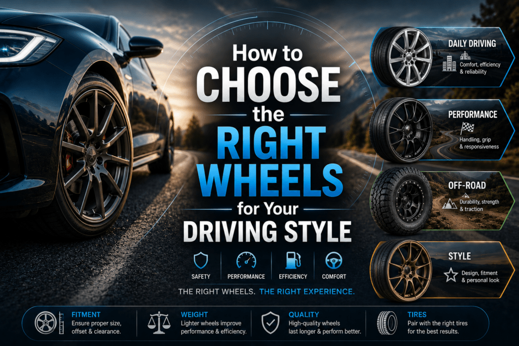 How to Choose the Right Wheels for Your Driving Style 1 How to Choose the Right Wheels for Your Driving Style
