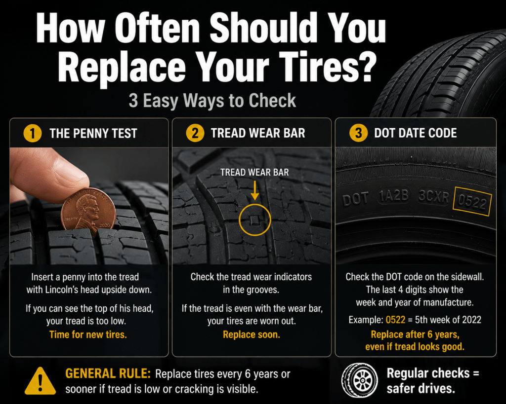 How Often Should You Replace Your Tires? 6 Warning Signs