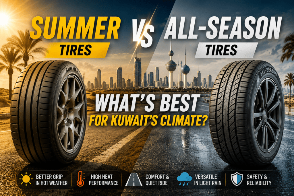 Summer vs All-Season Tires: What's Best for Kuwait's Climate? 1 Summer vs All-Season Tires: What's Best for Kuwait's Climate?
