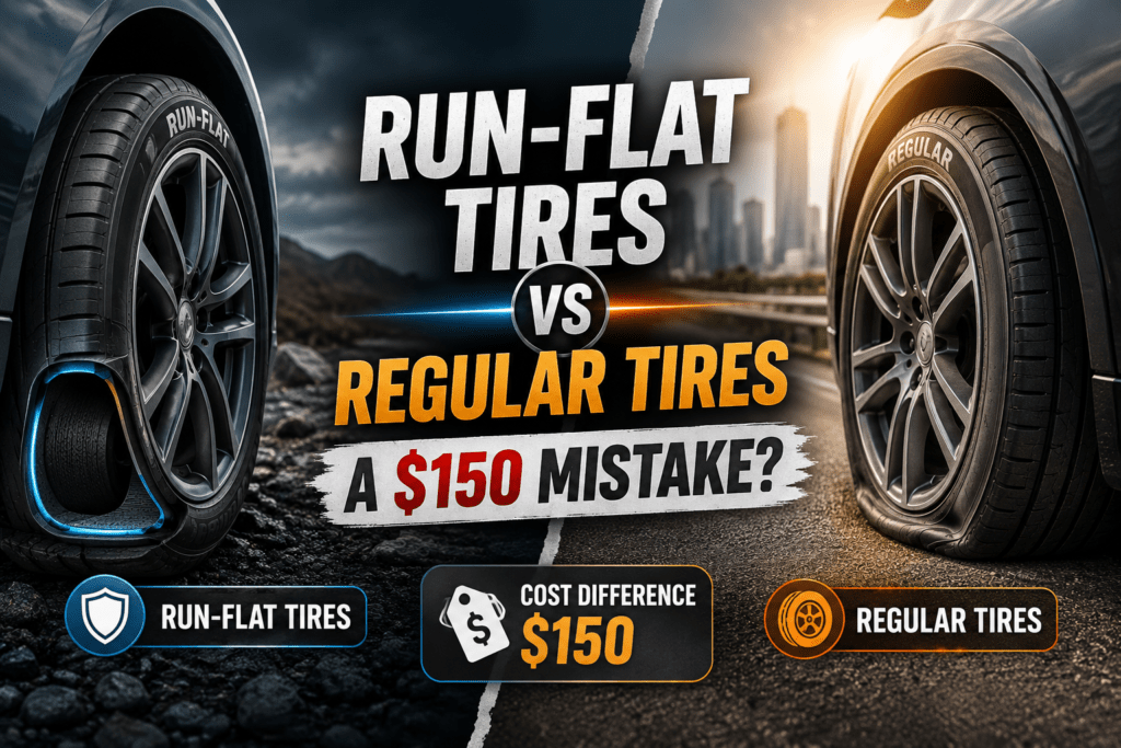 Run-Flat Tires vs Regular Tires: A $150 Mistake? 1 Run-Flat Tires vs Regular Tires: A $150 Mistake?