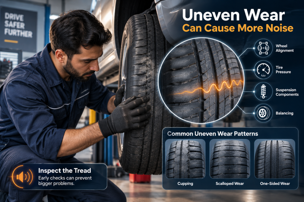 Tires Make Noise While Driving: Find the Cause 2 Tires Make Noise While Driving: Find the Cause