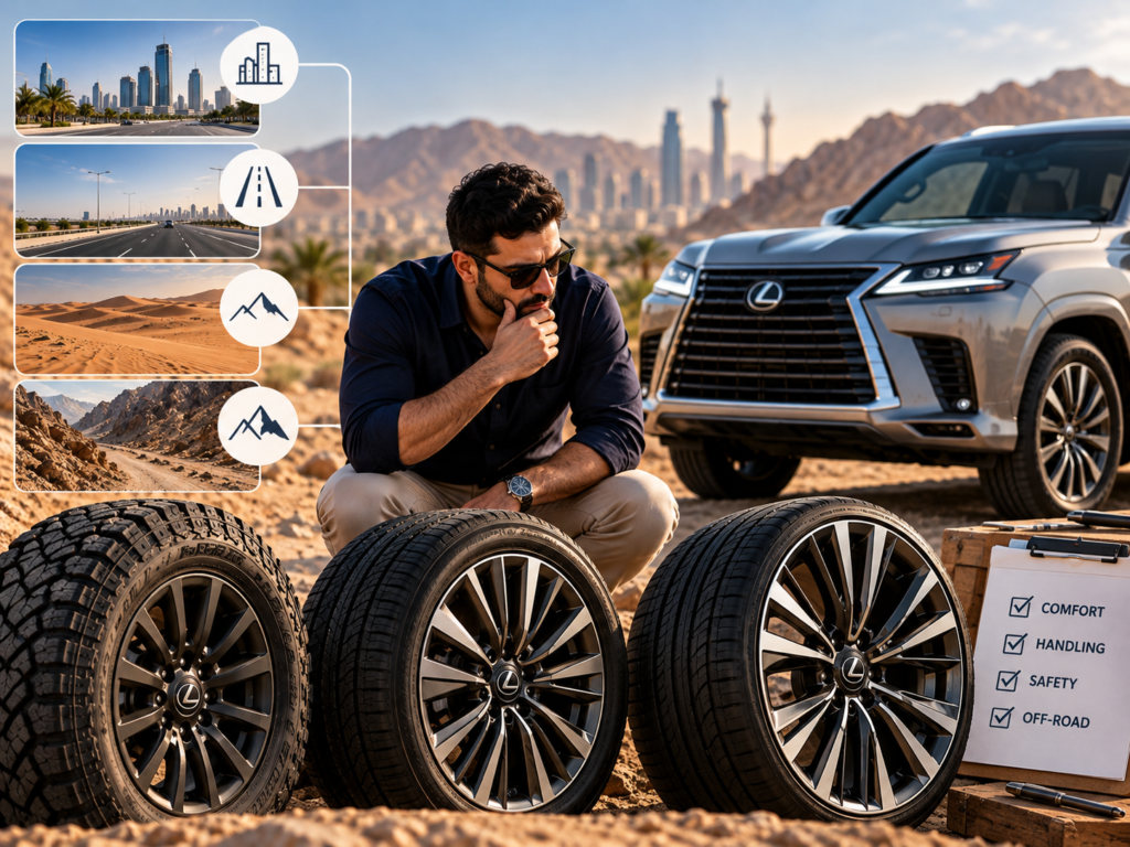 Lexus LX600 LX700h wheel and tire size