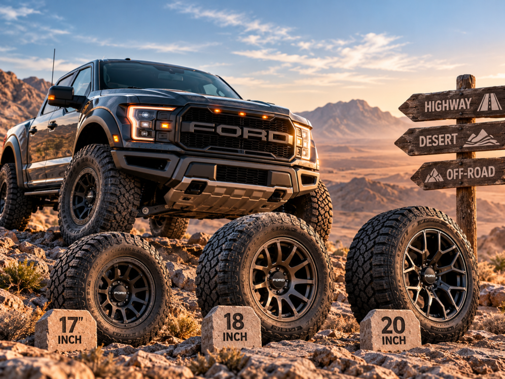Ford Raptor Wheel and Tire Size Guide 1 Ford Raptor Wheel and Tire Size Guide