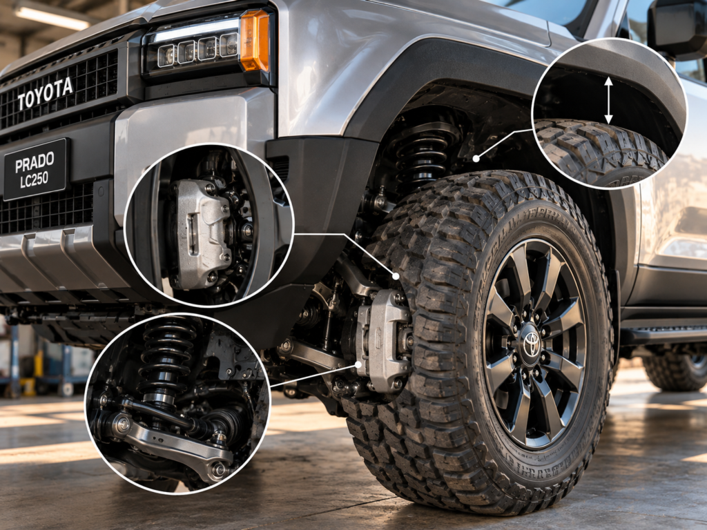 Toyota Prado LC250 Wheel & Tire Size Guide