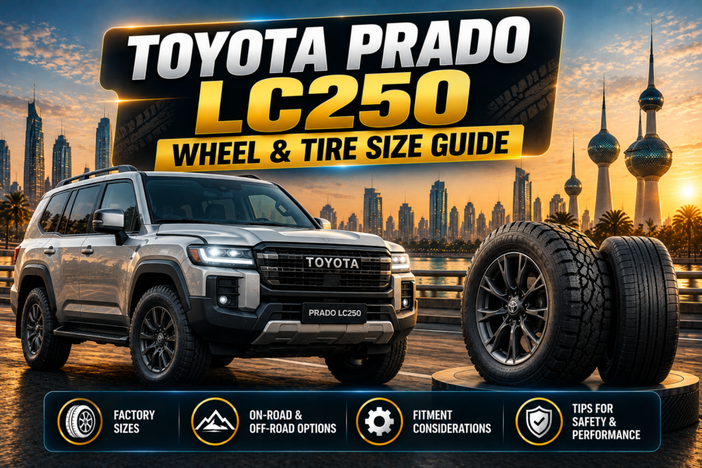 Toyota Prado LC250 Wheel & Tire Size Guide 1 Toyota Prado LC250 Wheel & Tire Size Guide